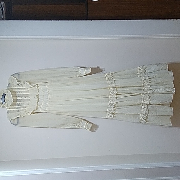 Gunne Sax | Dresses | Gunne Sax 7s Vintage Long Sleeve Maxi Dress ...